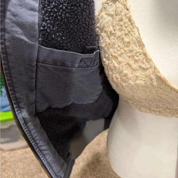 Carhartt Ladies Hooded Vest - Blue - Picture 10 of 10